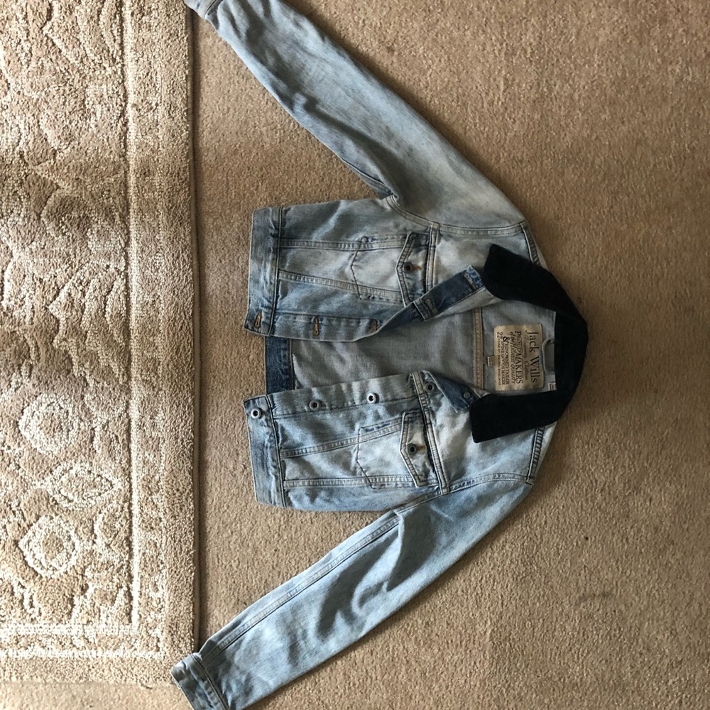 Jack Wills Denim Cropped Jacket